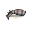 Compatible with hyundai santa fe 2007-2009 2.7L awd/fwd stainless steel emissions control component