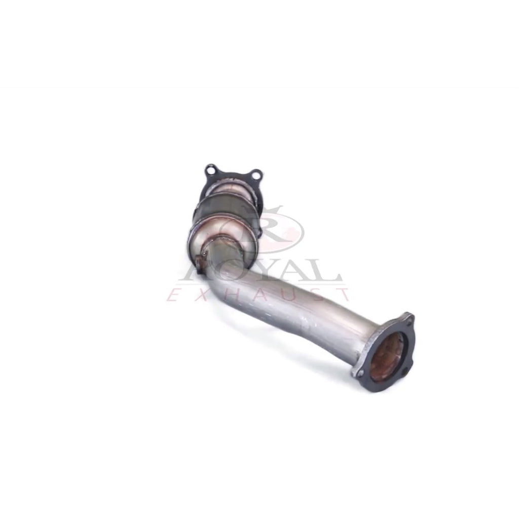 Compatible with audi a4 2009-2016 FWD 2.0L stainless steel round body standard replacement