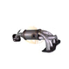 Compatible with pontiac vibe 2009-2010 2.4L fwd stainless steel emissions control component