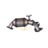 Compatible with lexus es300 2002-2003 3.0L fwd stainless steel emissions control component