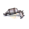 Compatible with hyundai santa fe 2001-2005 4WD/FWD 2.7L V6 stainless steel emissions control component